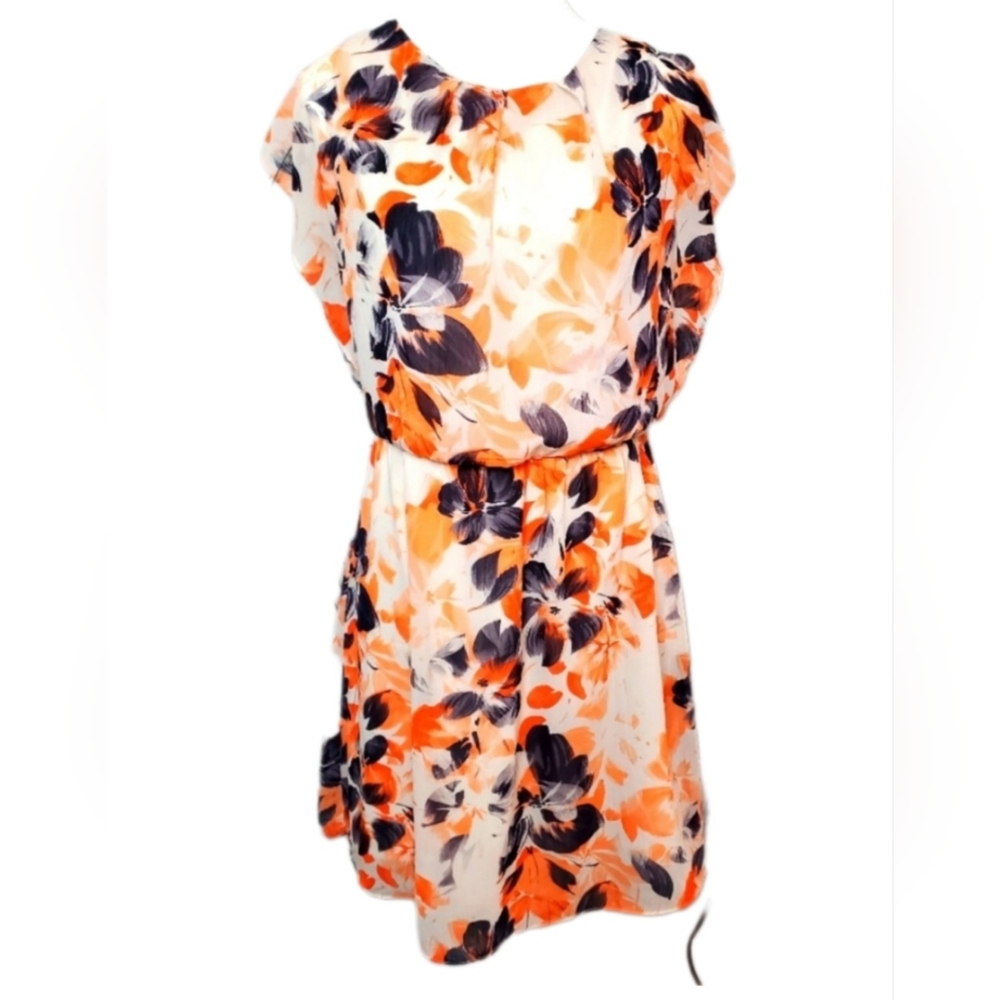 The Limited Flutter Sleeve Elastic Waist dress - Med